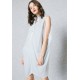 Shop Ginger white Button Front Draped Dress 3074AC for Women in UAE
 Hygsa7YM