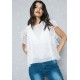 Shop Ginger white Lace Detail Net Top 5281LT for REFER_GENDER_NEW in UAE
 bz8P0XkS