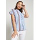 Shop Mango prints Frill Detail Striped Shirt 11033038 for Women in UAE
 teaDu0sL