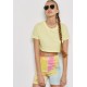 Shop Forever  21 yellow Boxy Cropped T-Shirt 104718 for Women in UAE
 twvrKxBI