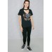 Shop Miss selfridge black Choker Neck Printed T-Shirt 12A95UBLK for Women in UAE S4WeQFdC