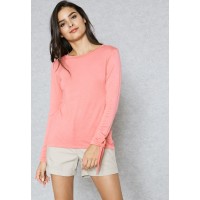 Shop Dorothy perkins pink Tie Sleeve T-Shirt 79982660 for Women in UAE Rlx5K29S